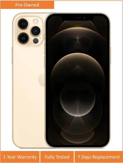 Picture of Apple iPhone 12 Pro 128GB Gold Refurbished – Same Day Delivery in Bangalore