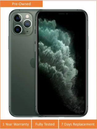 Picture of Apple iPhone 11 Pro 128GB Green Refurbished – Same Day Delivery in Bangalore