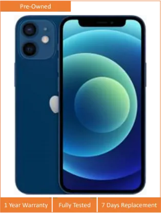 Picture of Apple iPhone 12 128GB Blue Refurbished 128GB – Same Day Delivery in Bangalore