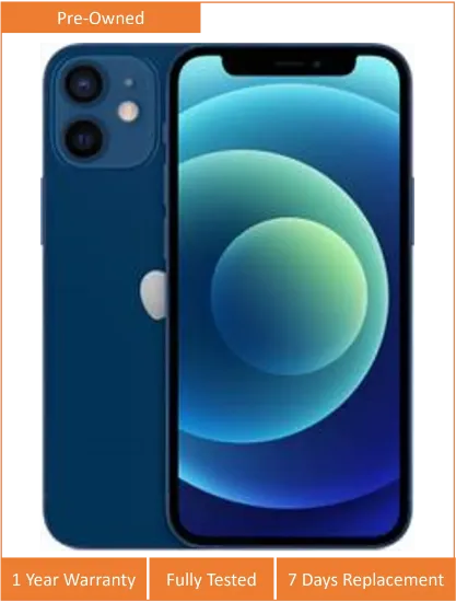 Picture of Apple iPhone 12 128GB Blue Refurbished 128GB – Same Day Delivery in Bangalore